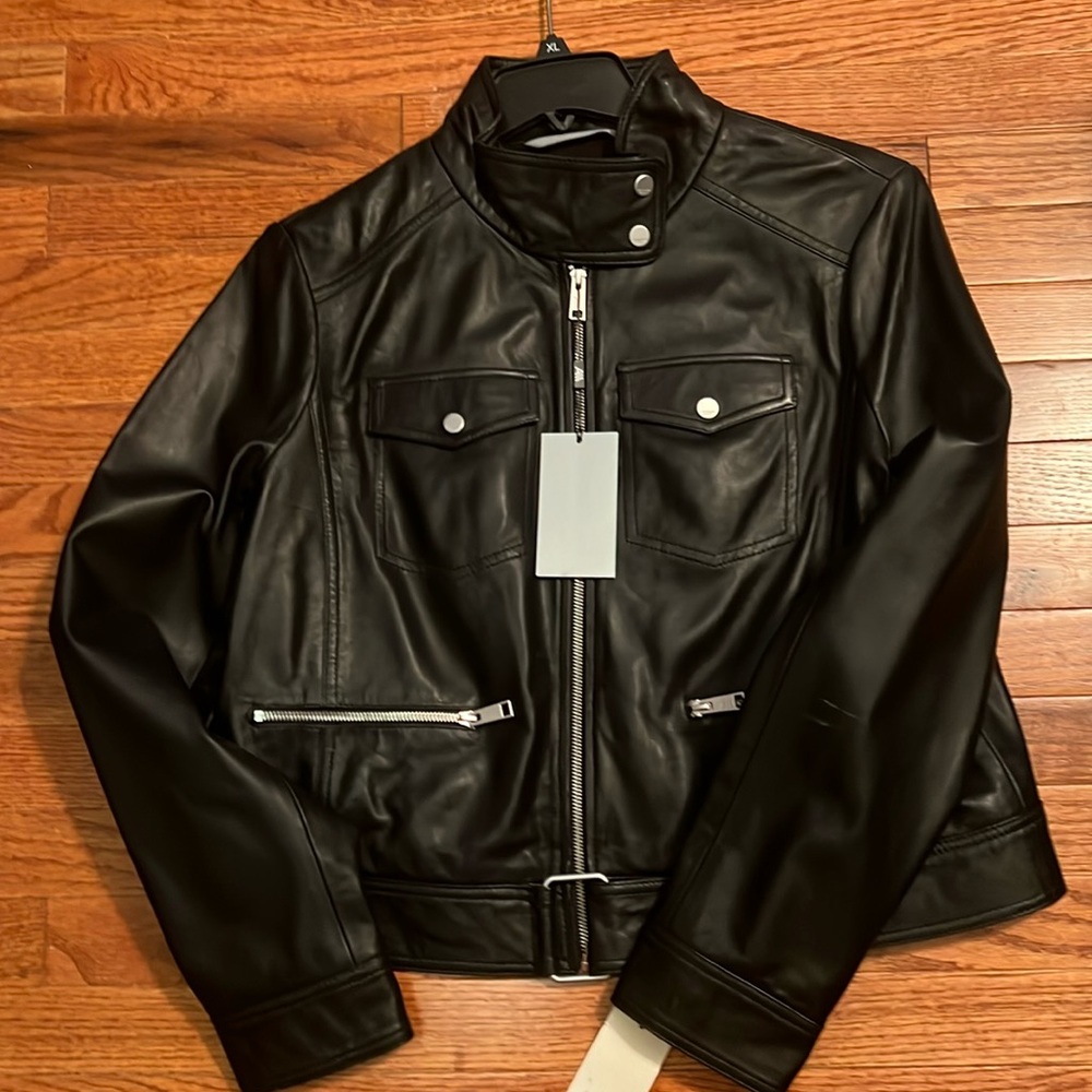 Andrew Marc from Dillards New with tags real leather jacket women’s XL